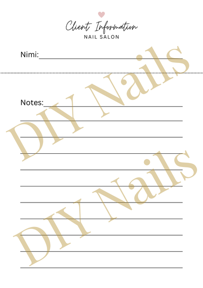 DIY Nails - ASIAKASKORTTI